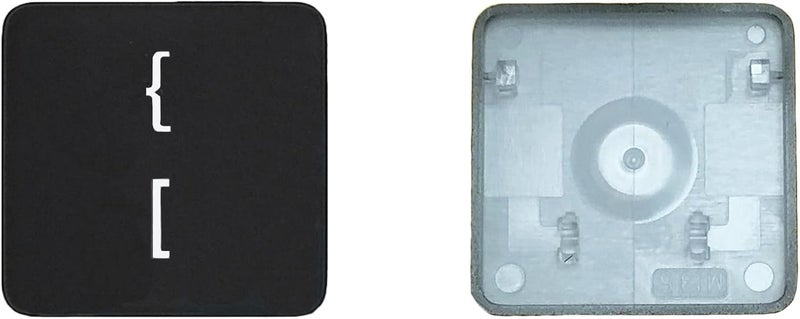 GRMTRV Replacement Individual Key Cap Hinge for MacBook Air 13'' 15'' M3 M4 A3113 A3114 A3240 A3241, 14'' 16'' Pro/Max M4 A3185 A3186 A3401 A3112 A3403 2024-2025 (Left Braces Brackets/Open Braces Brackets) - Image 2